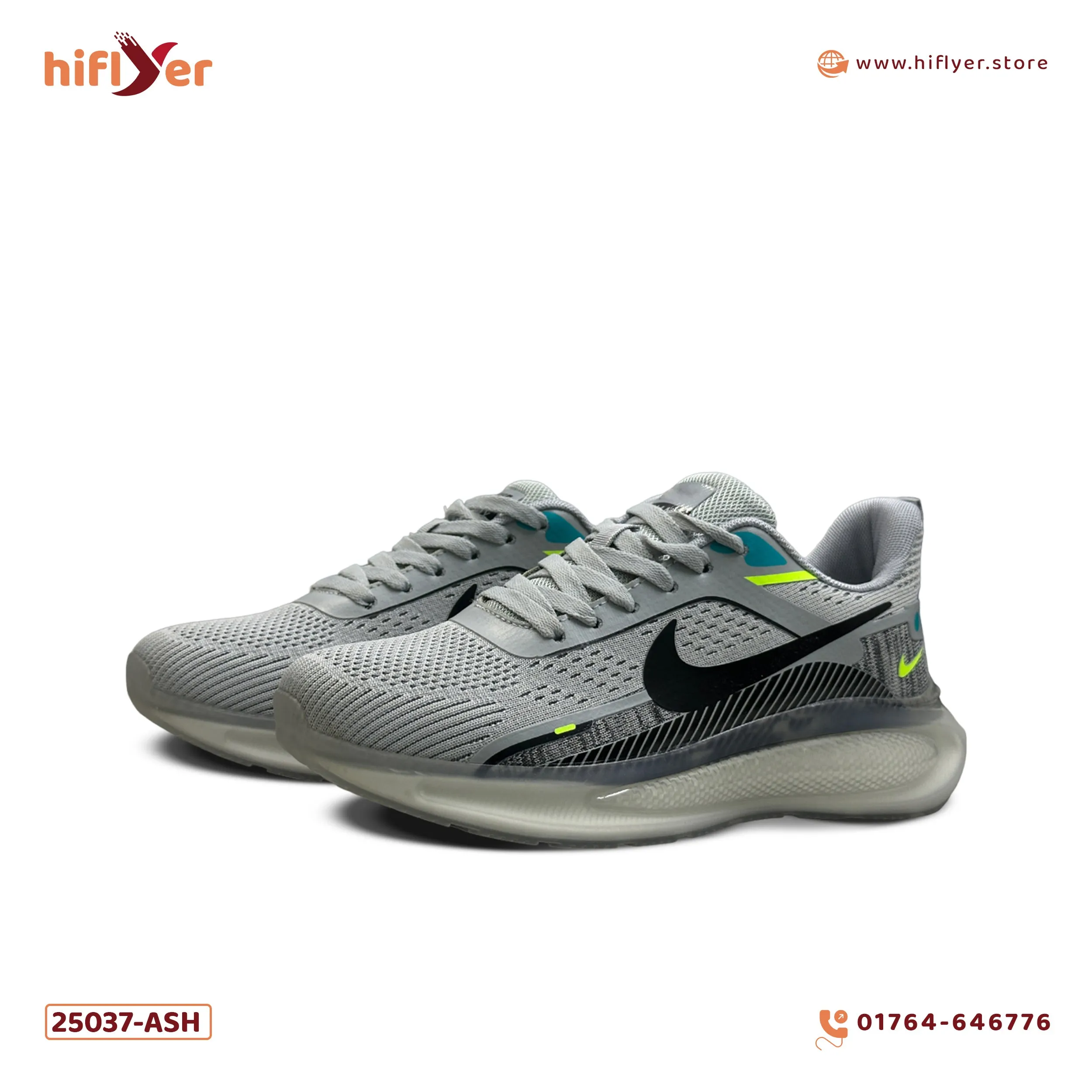 25037-Ash Super Lightweight Sports Running Shoes