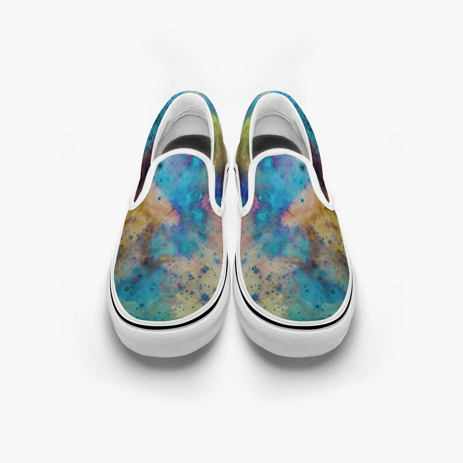 Acquiesce Nightshade Split-Style Psychedelic Slip-On Shoes