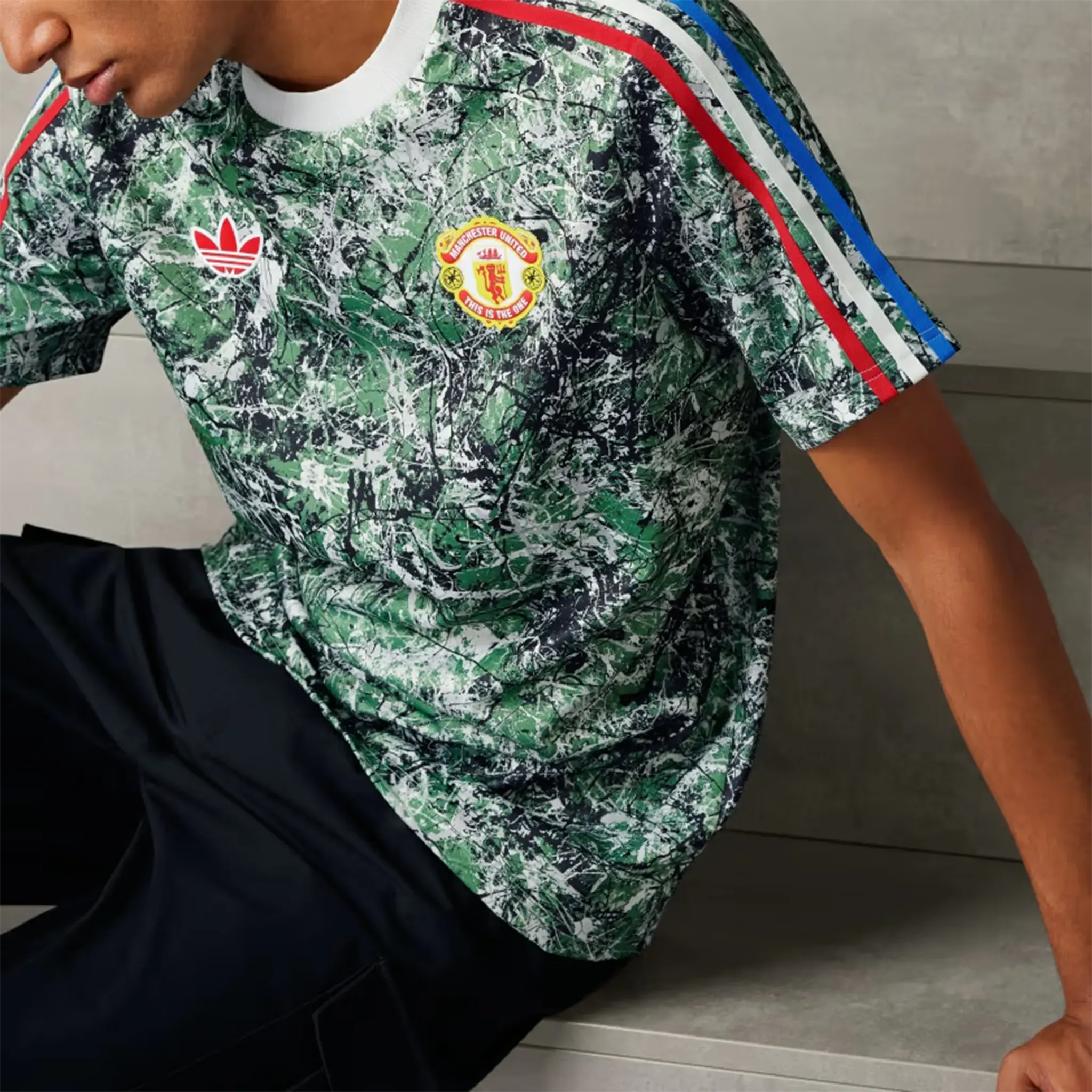 Adidas Manchester United Stone Roses Originals Icon Jersey