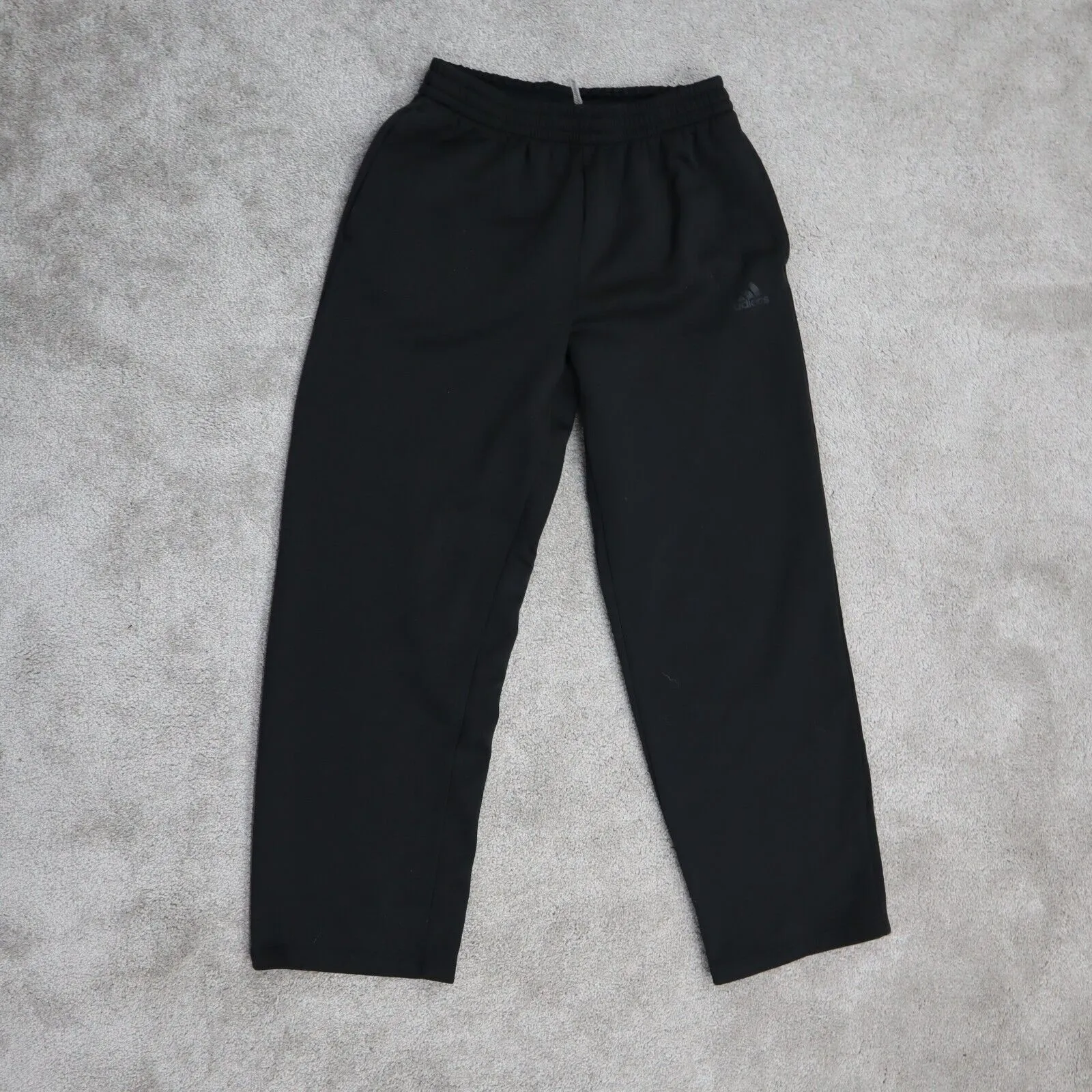 adidas Mens Sweatpant Activewear Elastic Waist Running & Jogging Black Size M