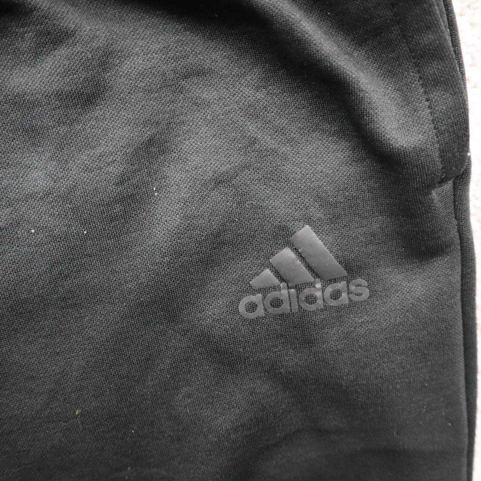 adidas Mens Sweatpant Activewear Elastic Waist Running & Jogging Black Size M