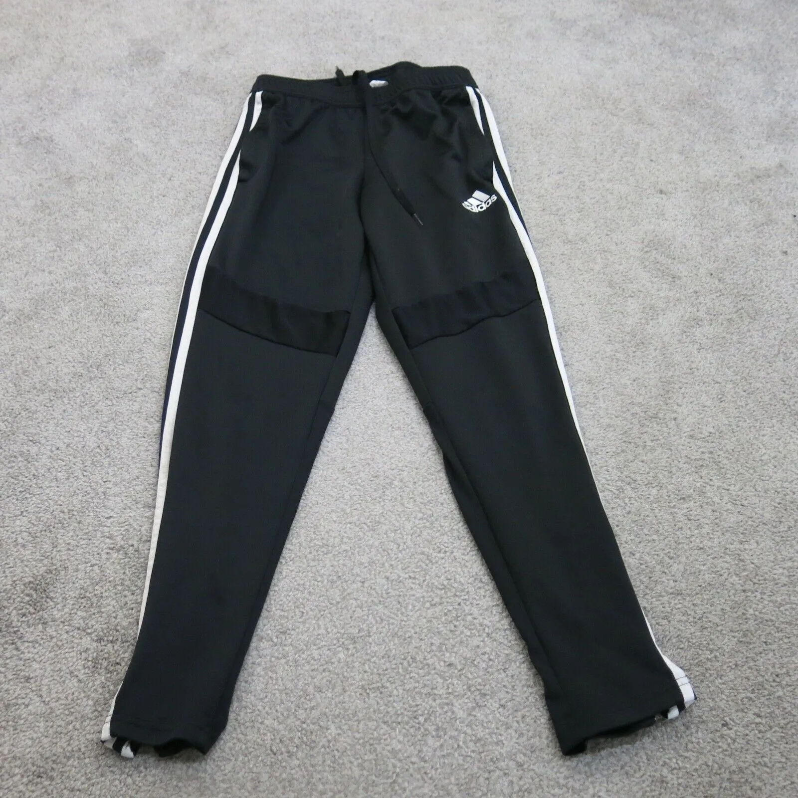 Adidas Pants Women S Black Casual Outdoor Activewear Track Pants White Striped