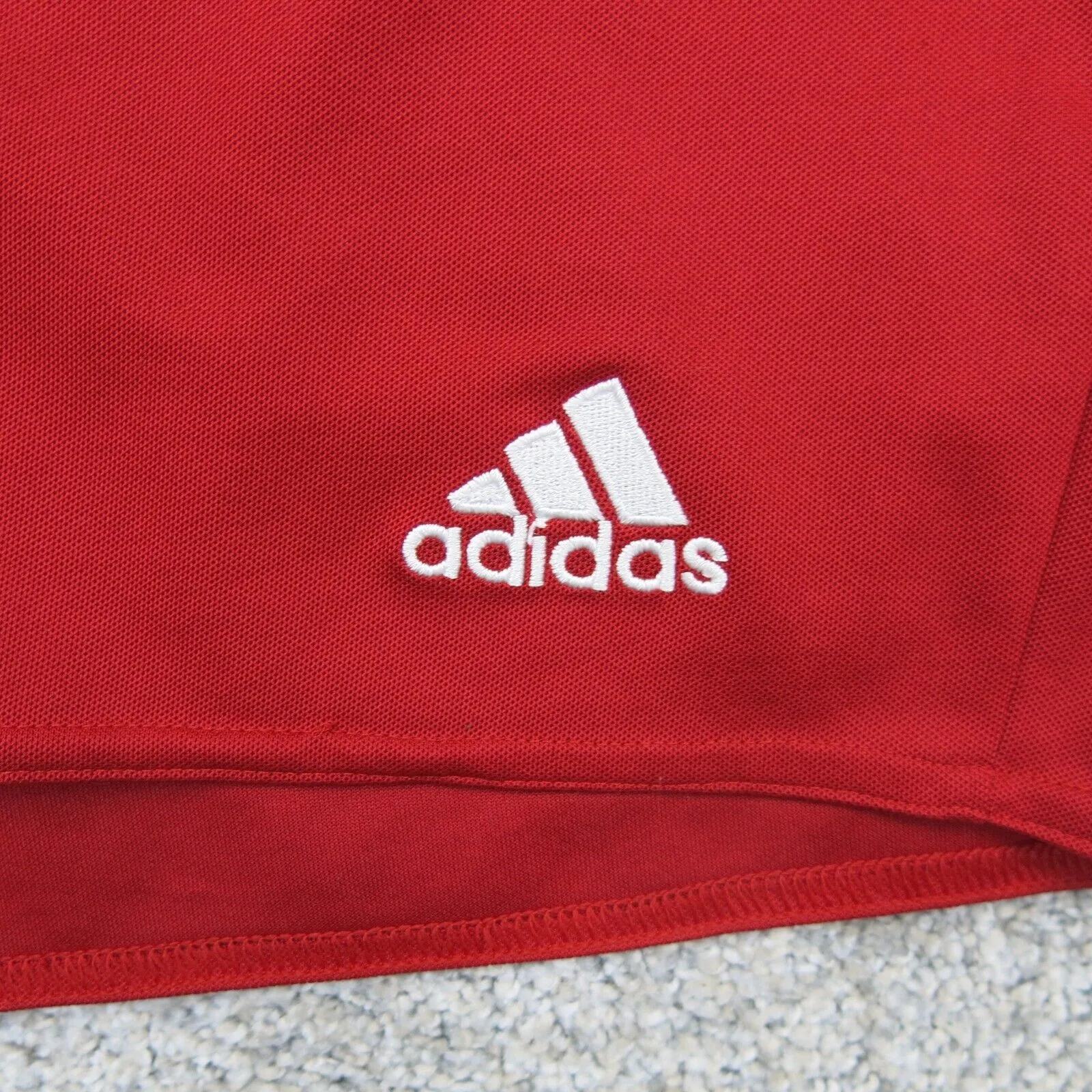 Adidas Women Activewear Shorts Aeroready Running Training Elastic Waist Red Sz L