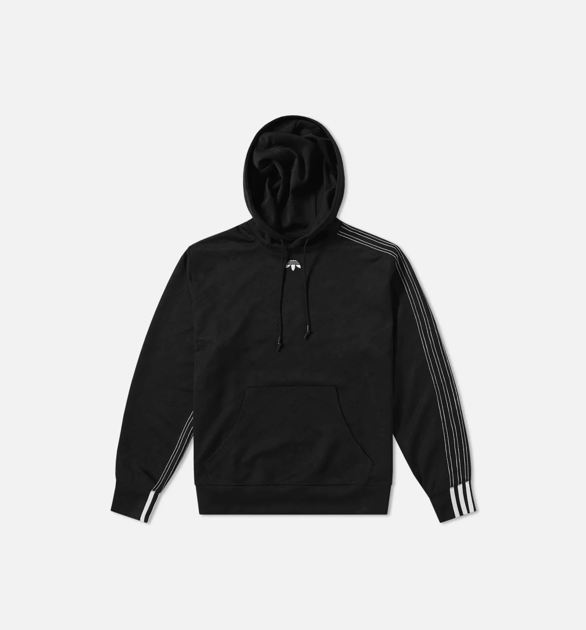 Alexander Wang Collection Jaquard Mens Hoodie - Black/Black