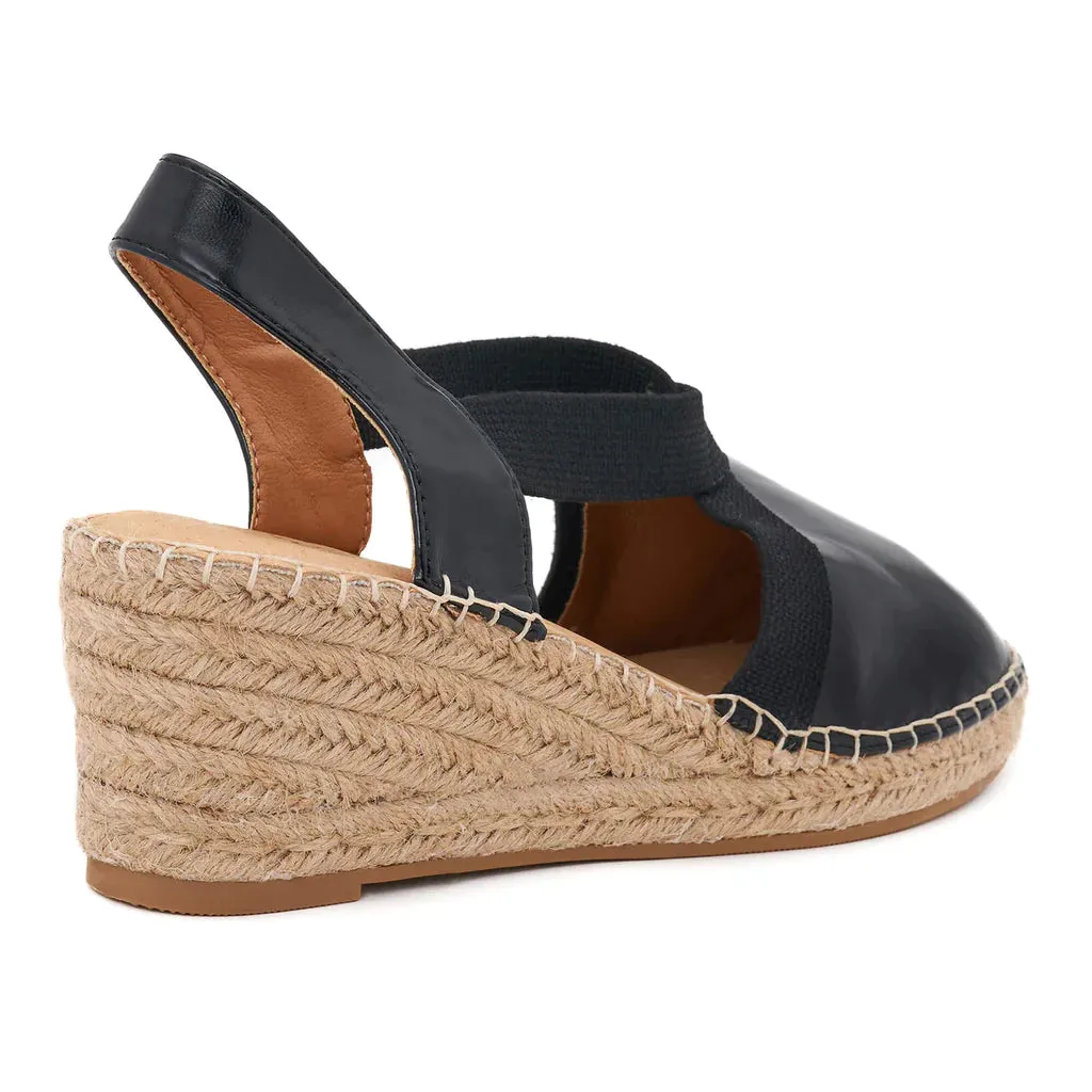 Anya Black Espadrilles