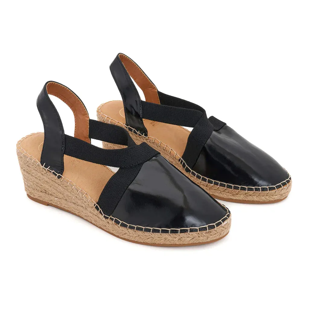 Anya Black Espadrilles