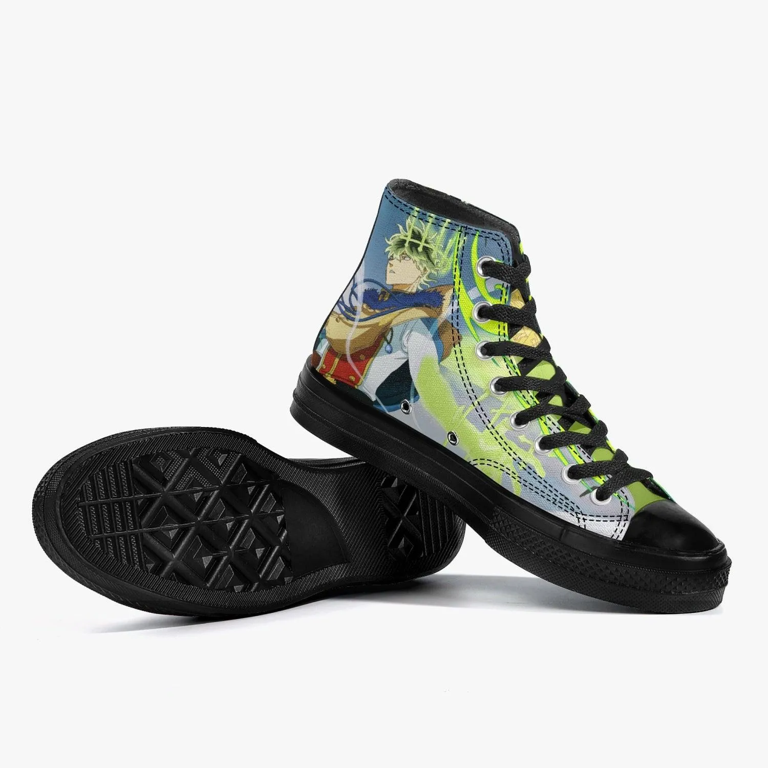 Black Clover Yuno A-Star High Anime Shoes