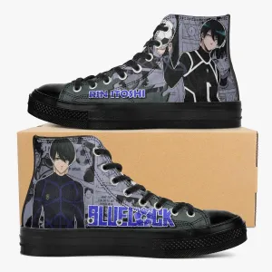 Blue Lock Rin Itoshi A-Star High Anime Shoes