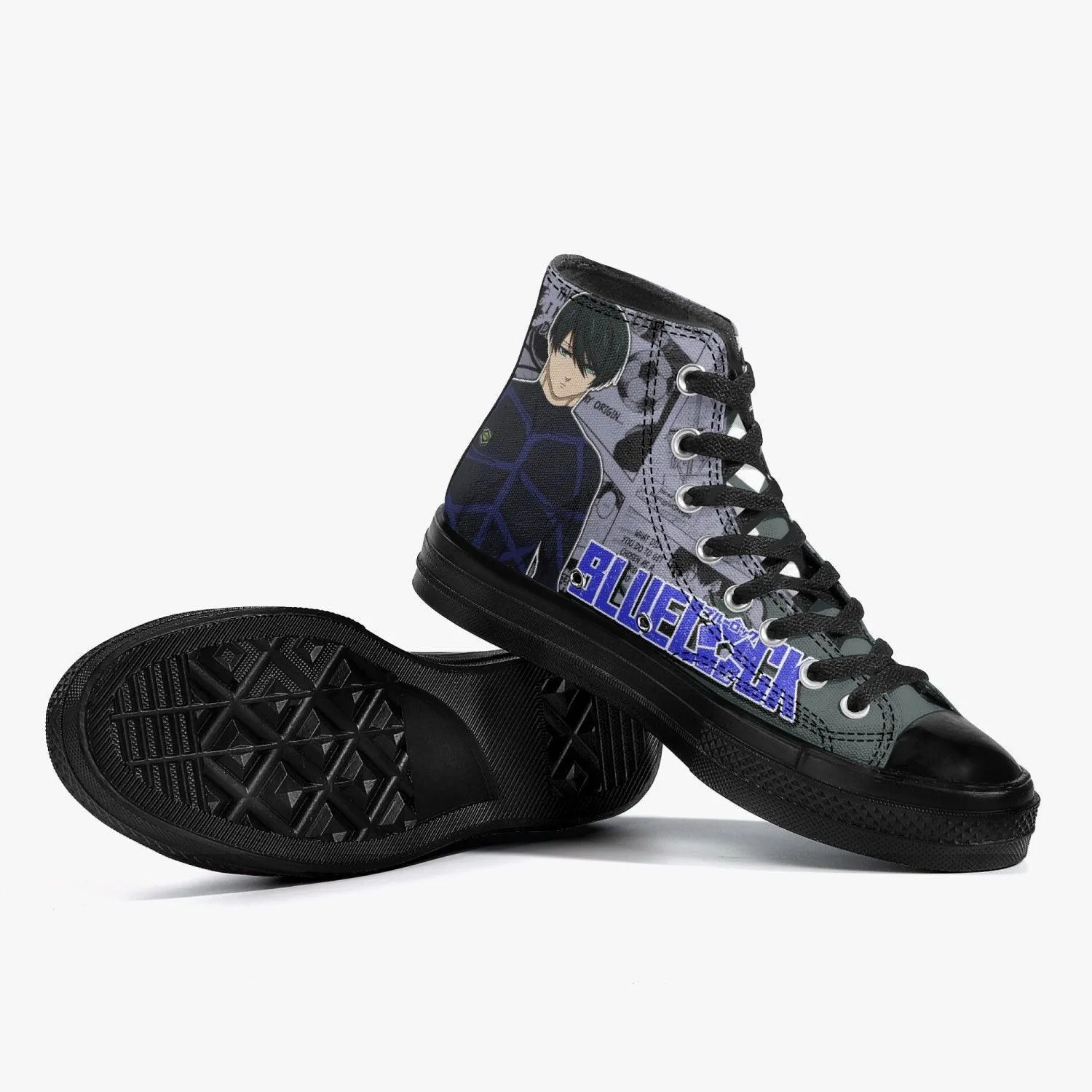 Blue Lock Rin Itoshi A-Star High Anime Shoes