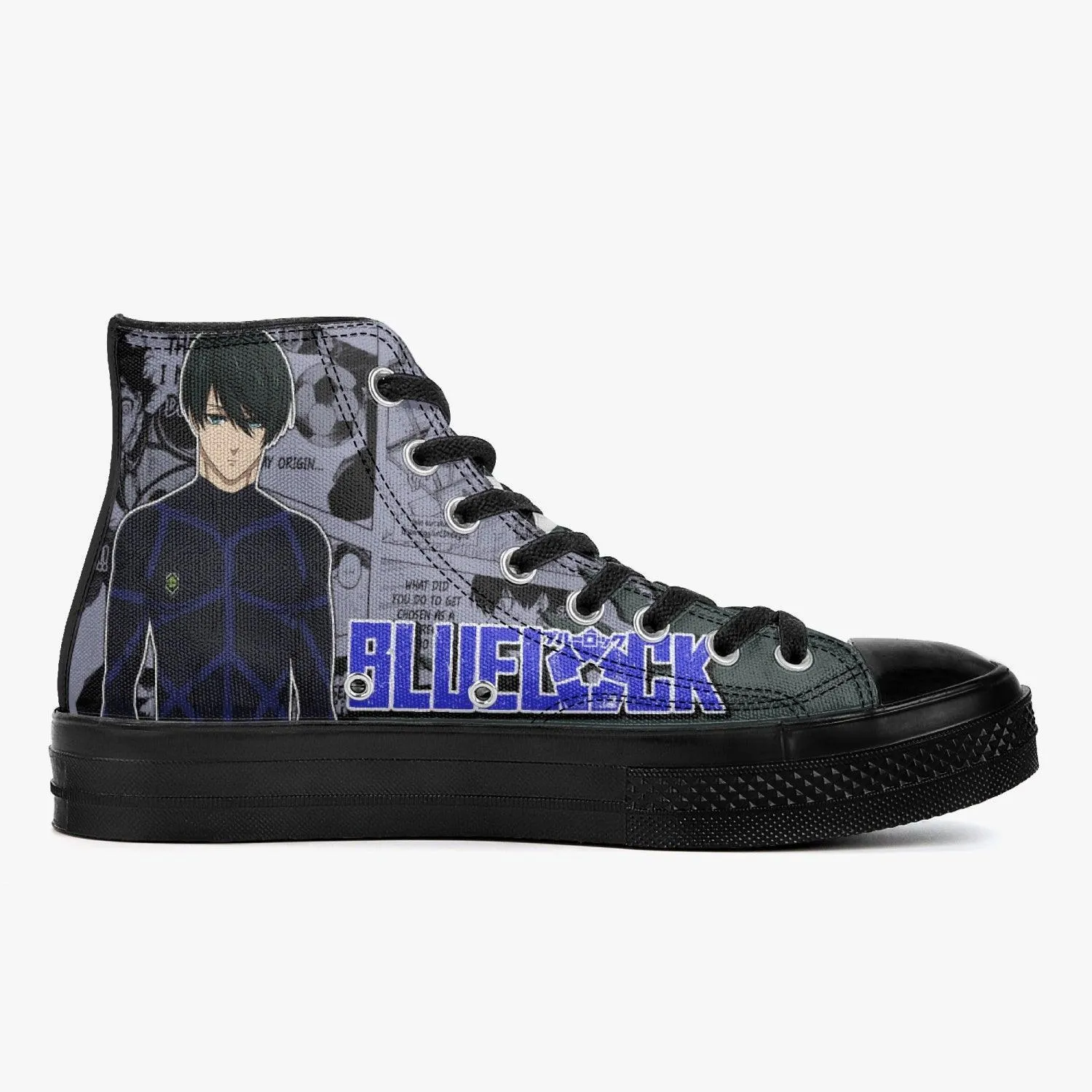 Blue Lock Rin Itoshi A-Star High Anime Shoes