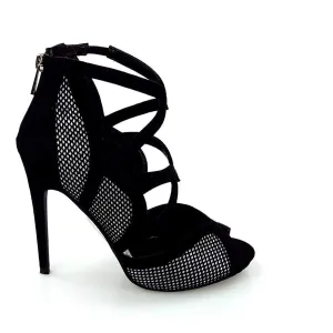 Bonnie High Strappy Two Tone Sandal