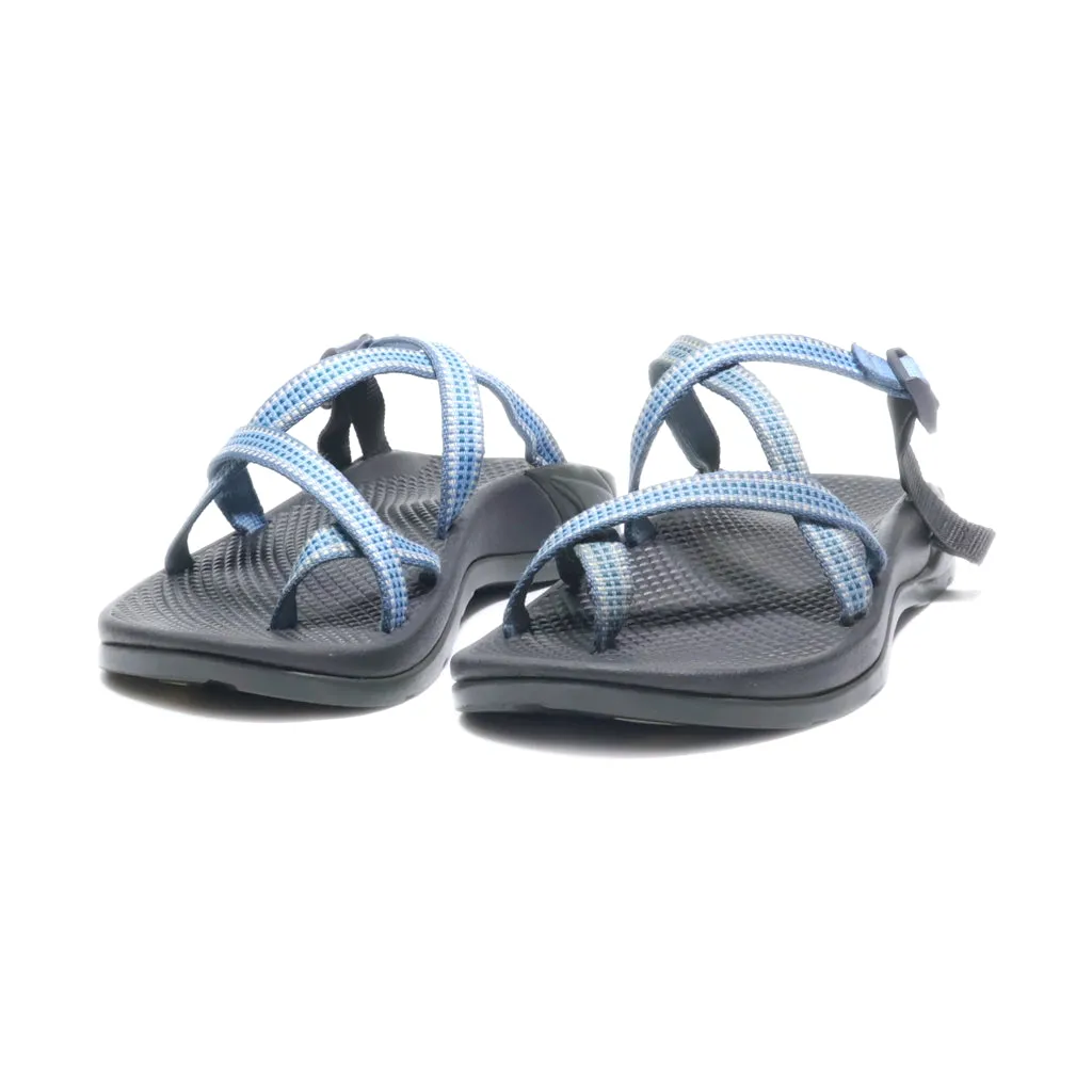 Chaco Flip Flops Fabric Blue Colour For Women