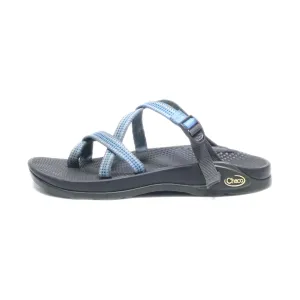 Chaco Flip Flops Fabric Blue Colour For Women