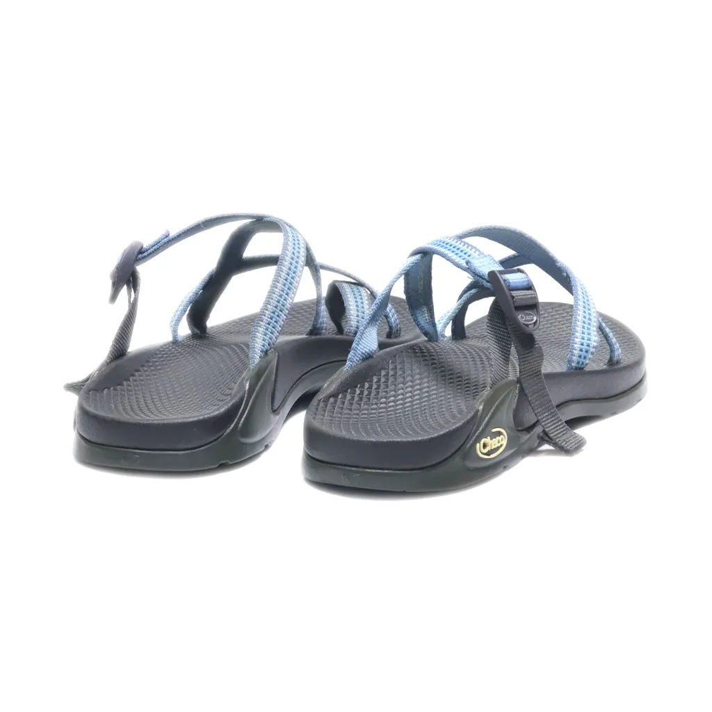 Chaco Flip Flops Fabric Blue Colour For Women