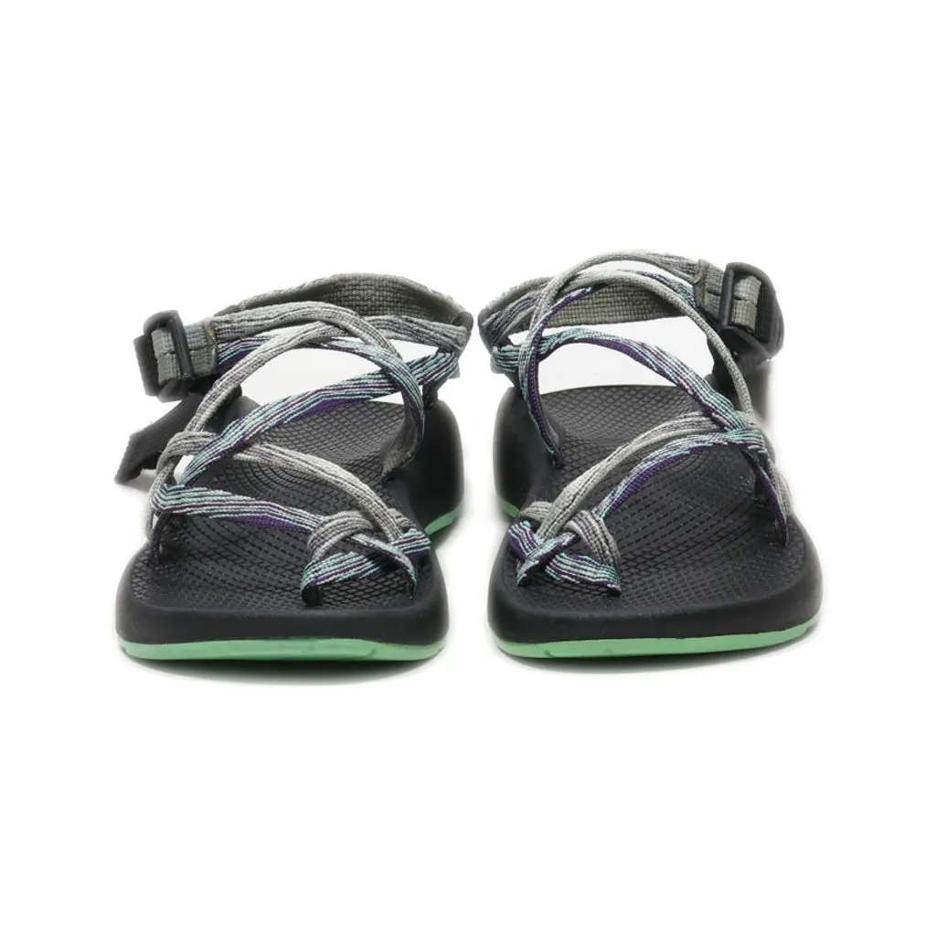 Chaco Sandals Leather Blue Colour For Women