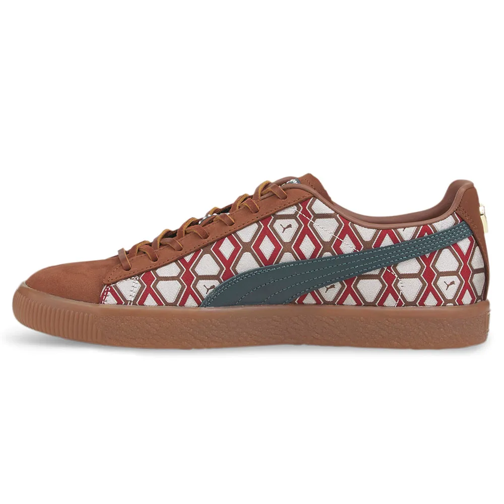 Clyde X Tassle DD Geometric Lace Up Sneakers