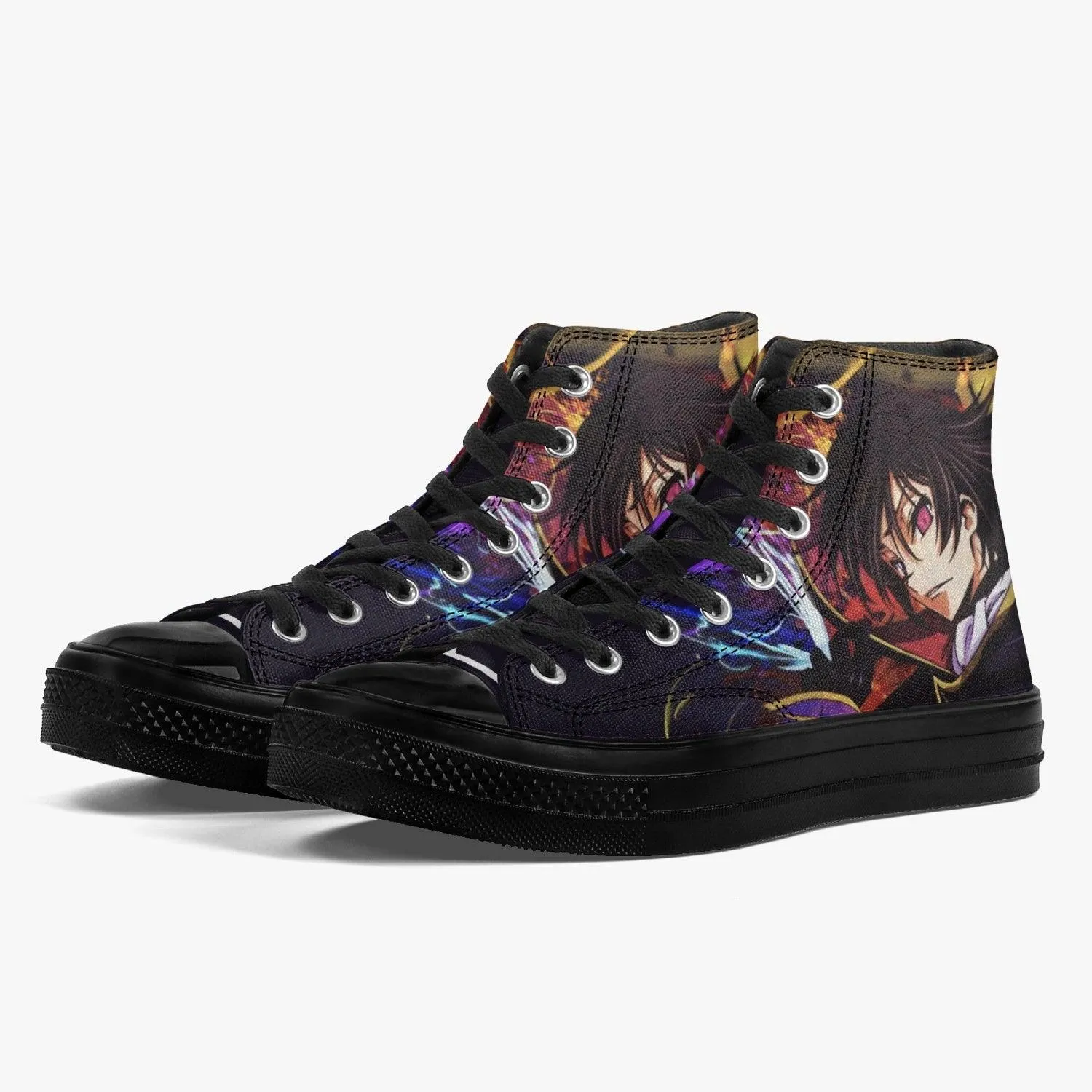 Code Geass Lelouch vi Britannia A-Star High Anime Shoes