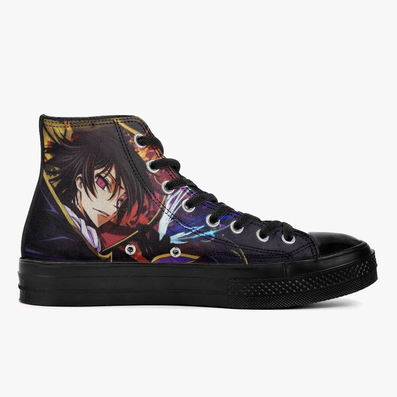 Code Geass Lelouch vi Britannia A-Star High Anime Shoes