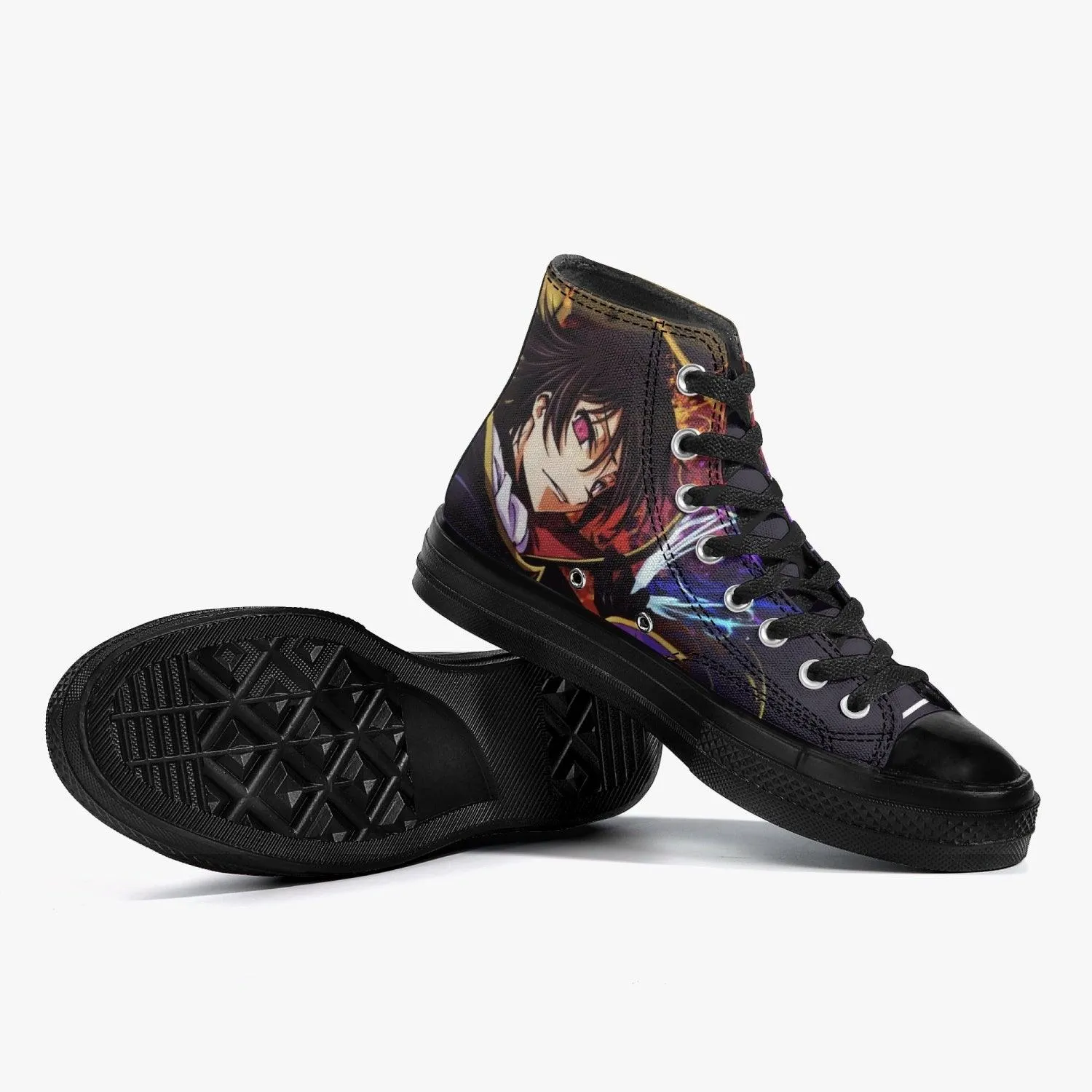 Code Geass Lelouch vi Britannia A-Star High Anime Shoes