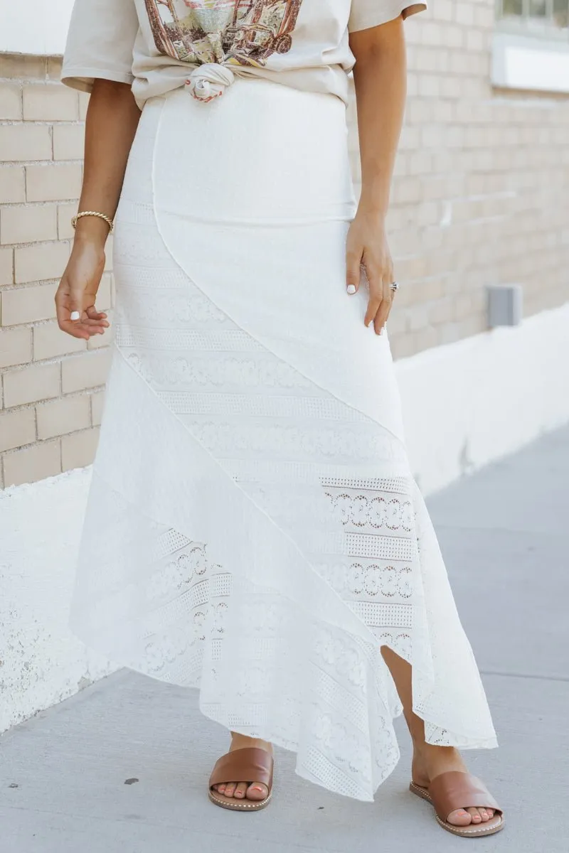 Cream Lace Convertible Skirt Dress - FINAL SALE