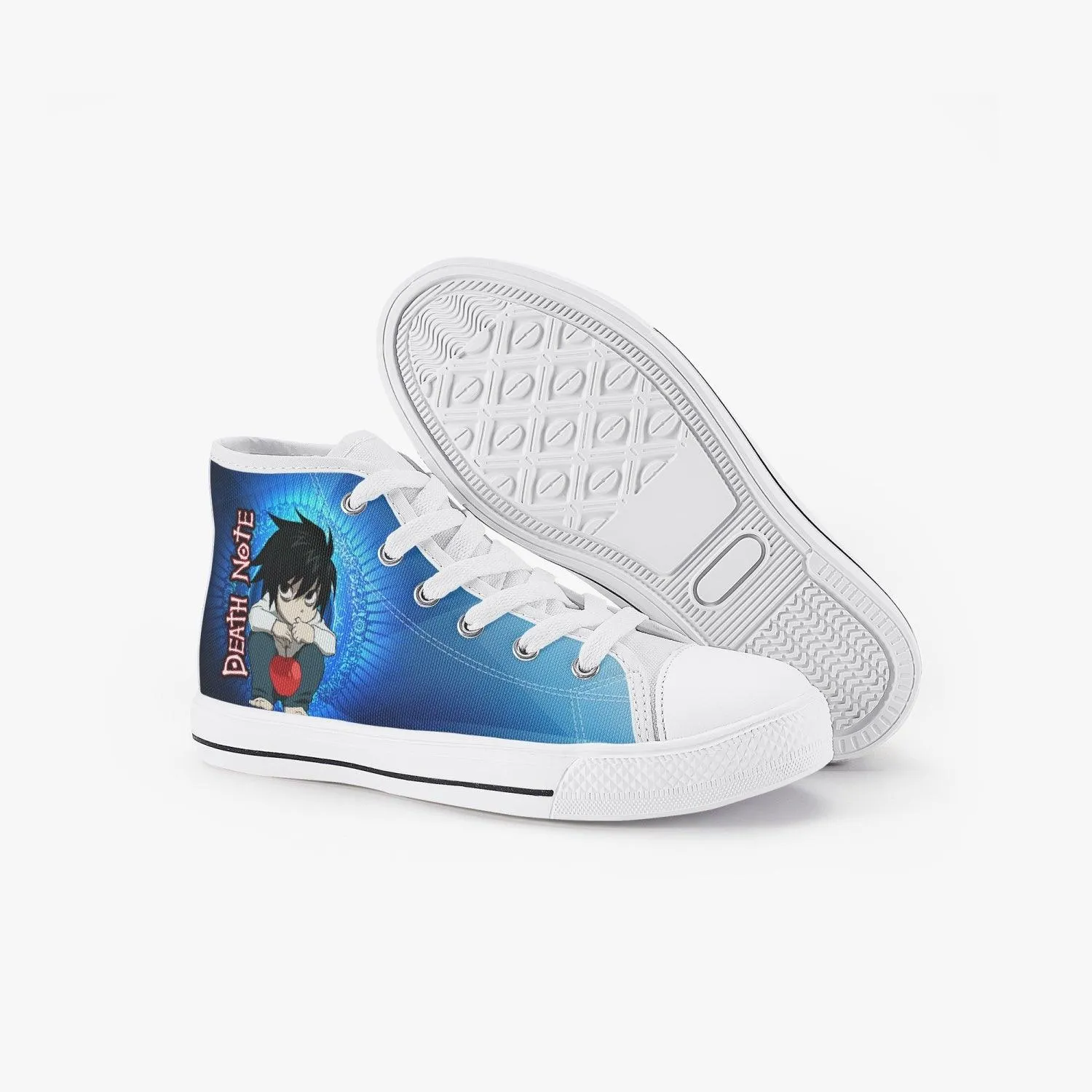 Death Note L Kids A-Star High Anime Shoes