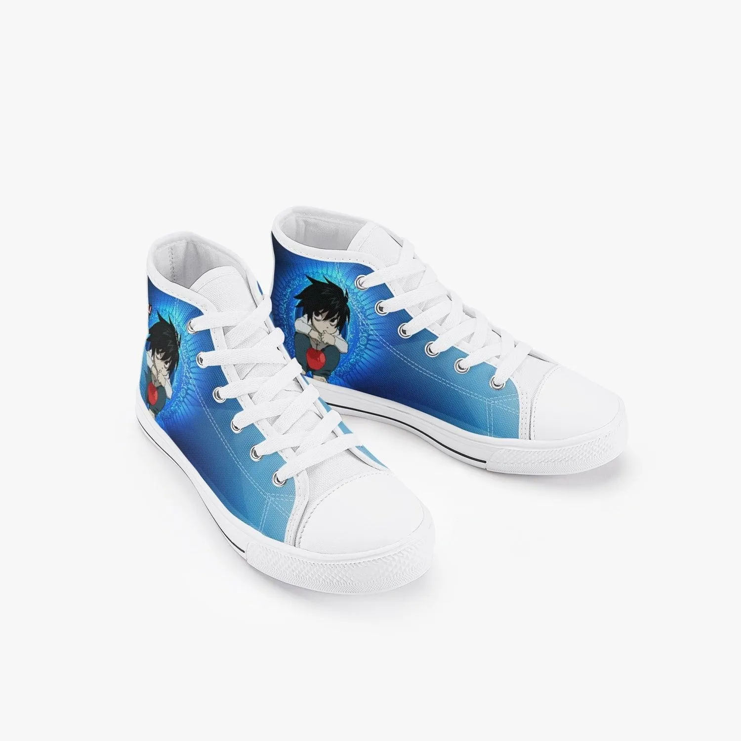 Death Note L Kids A-Star High Anime Shoes