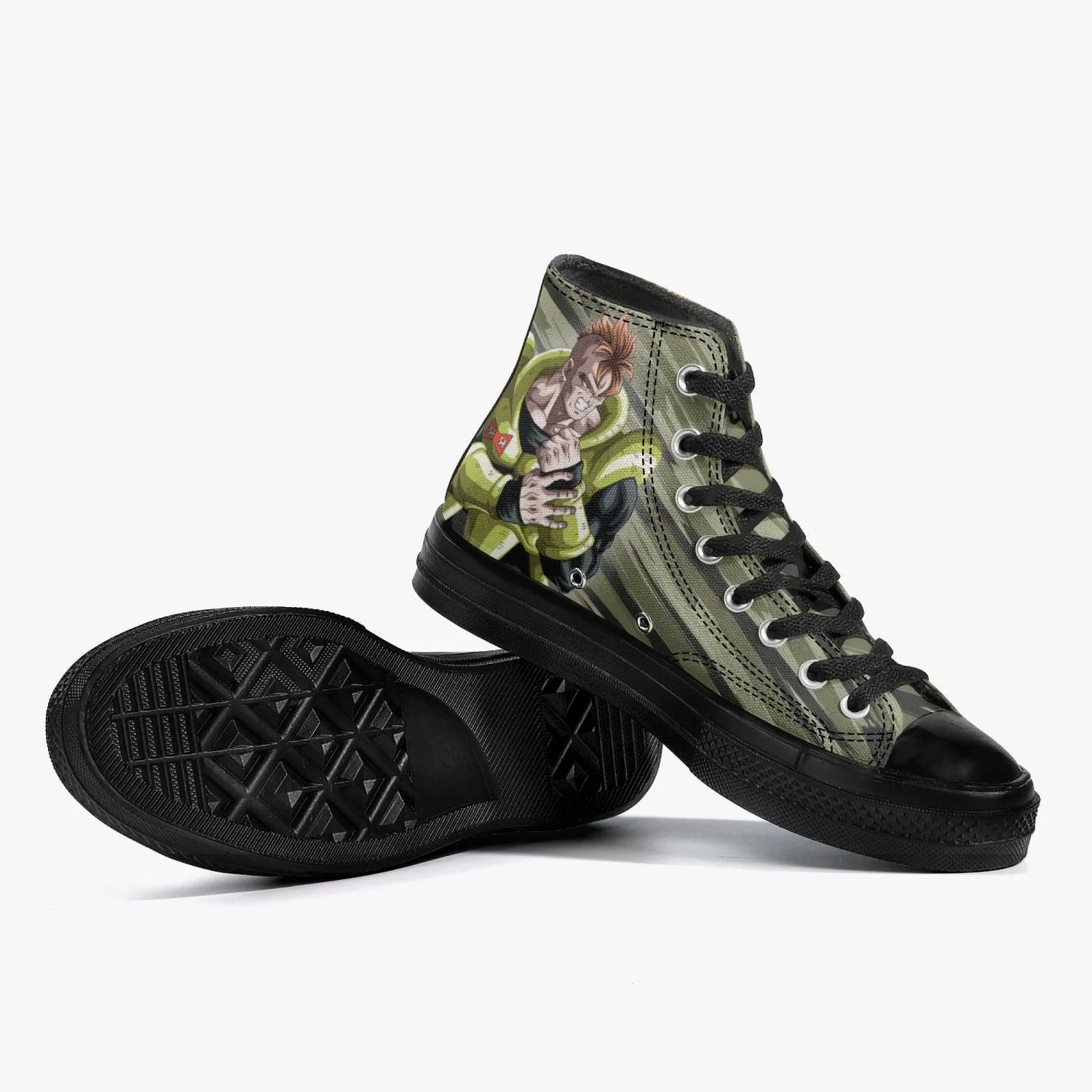 Dragon Ball Z Android 16 A-Star High Anime Shoes