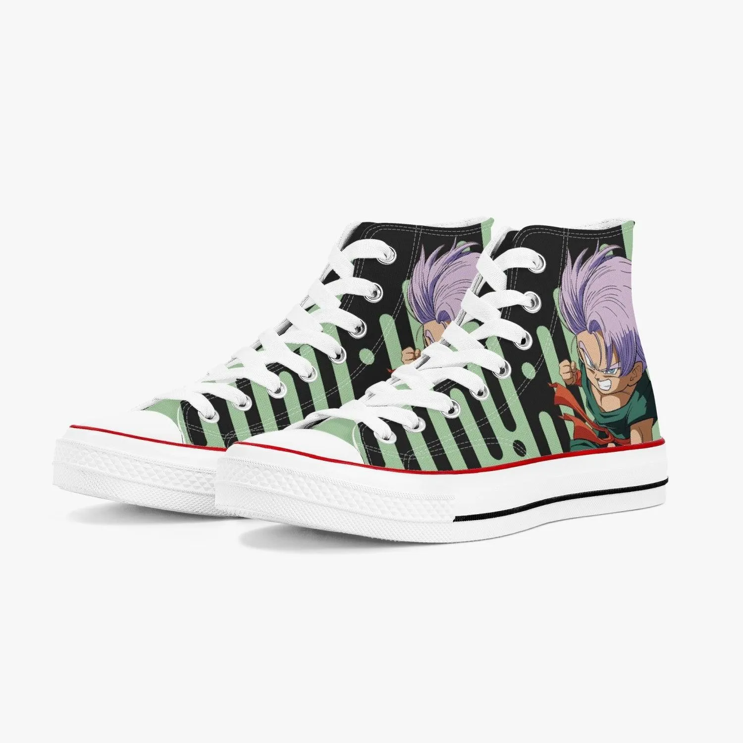 Dragon Ball Z Trunks A-Star High White Anime Shoes