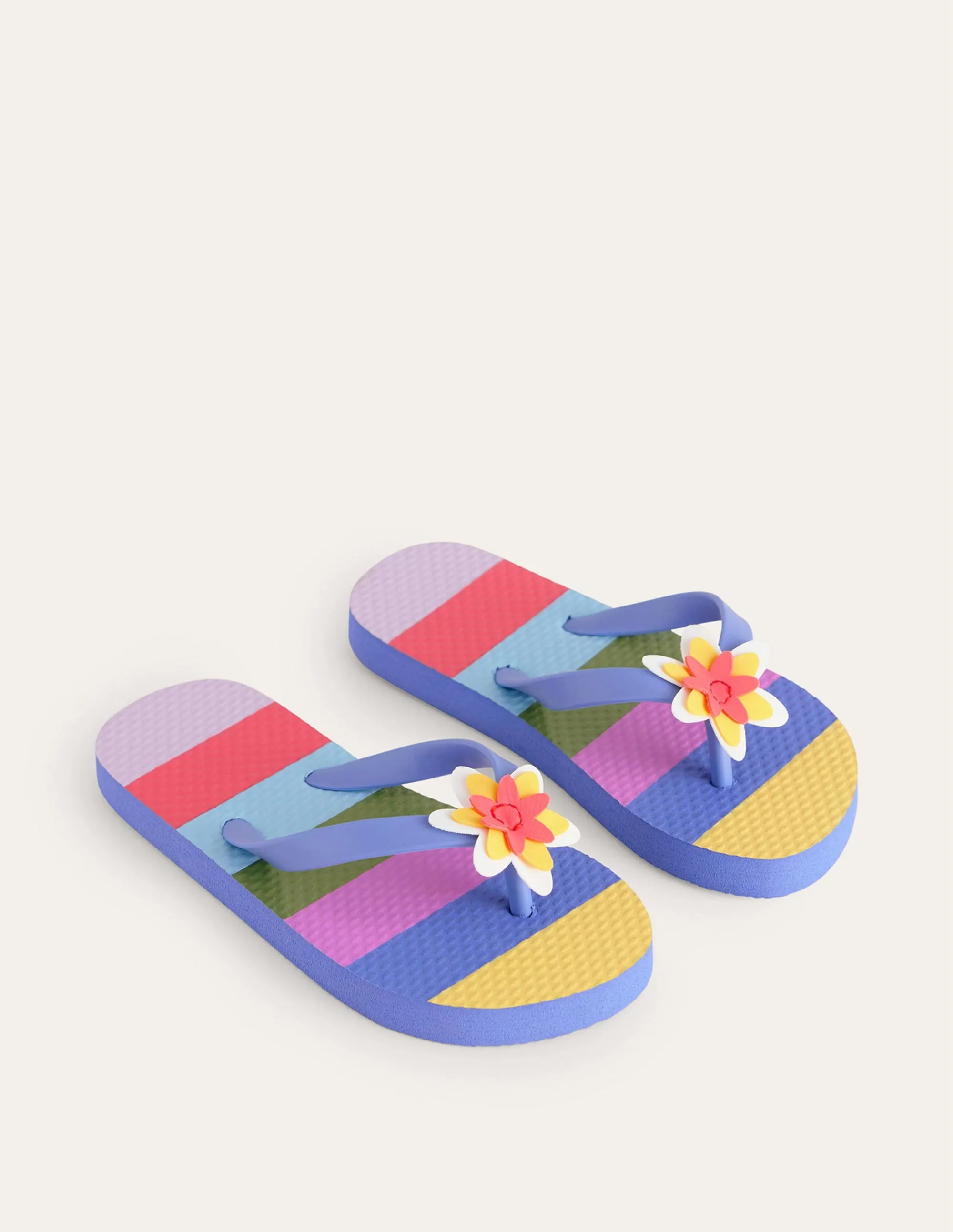 Fun Flip Flops-Multi Stripe