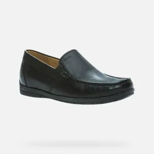 Geox Siron Mens Black Loafer Shoe