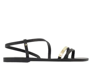 Goudi Metallic Strap Sandals