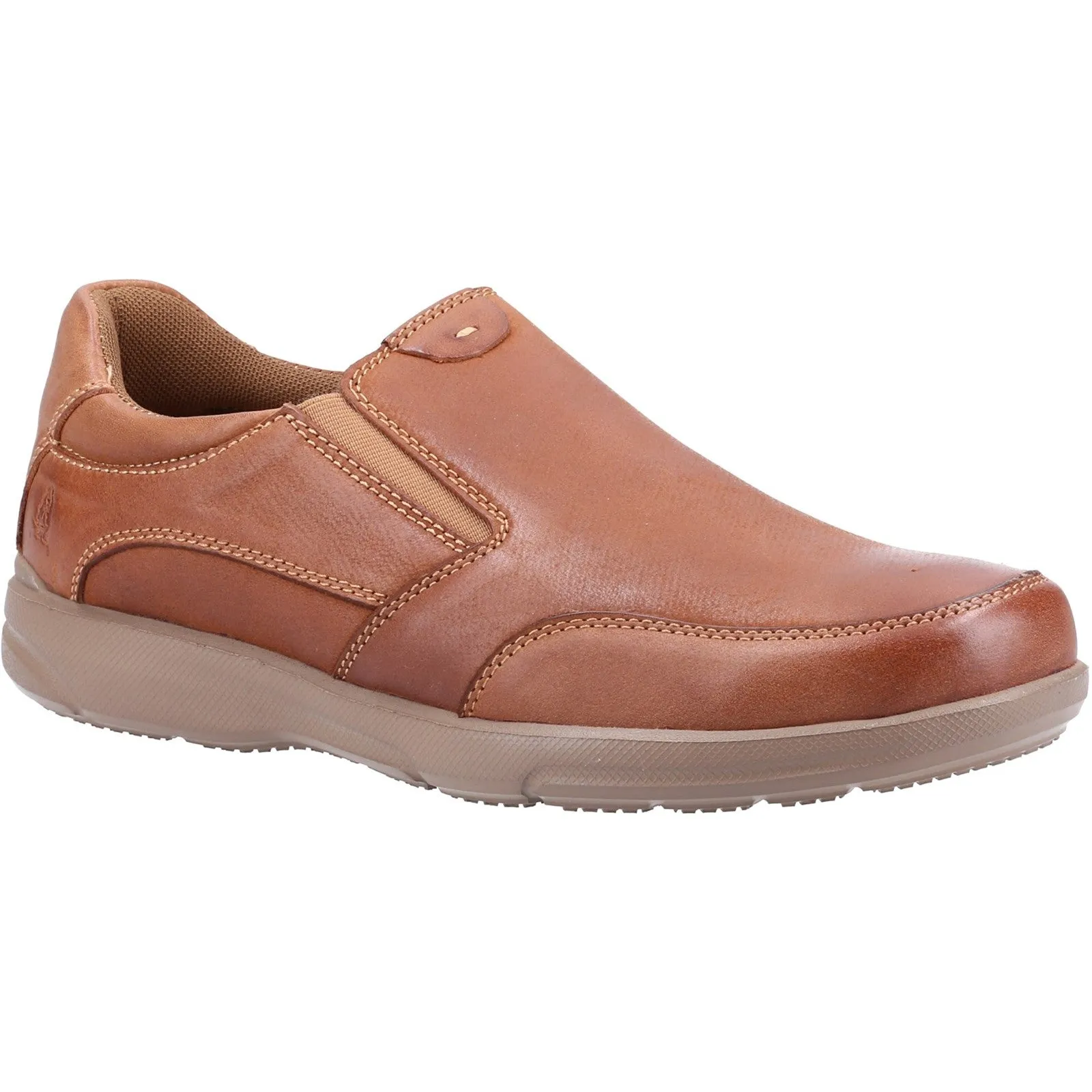 Hush Puppies Aaron Mens Casual Slip On Leather Shoes