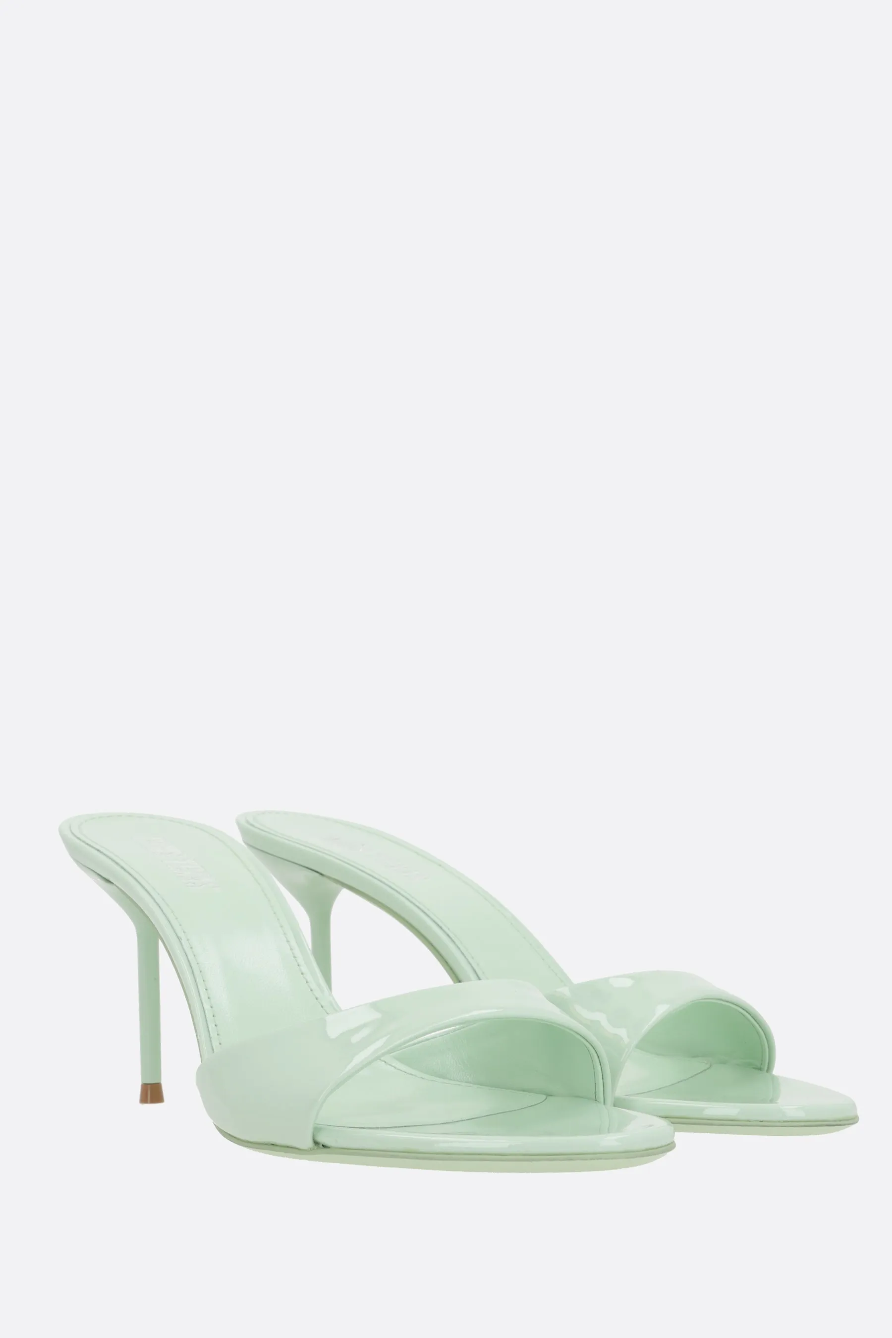 Lidia Mule Sandals In Patent Leather