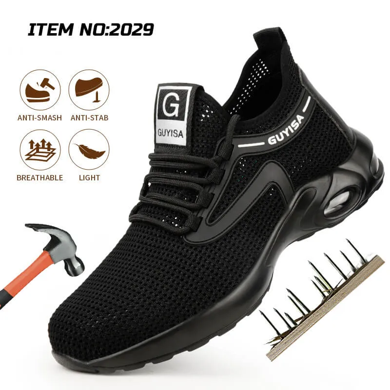 Lightweight Safety Shoes Proof Resistant Work Sneaker for Industrial and Construction Steel Toe Shoes for Men