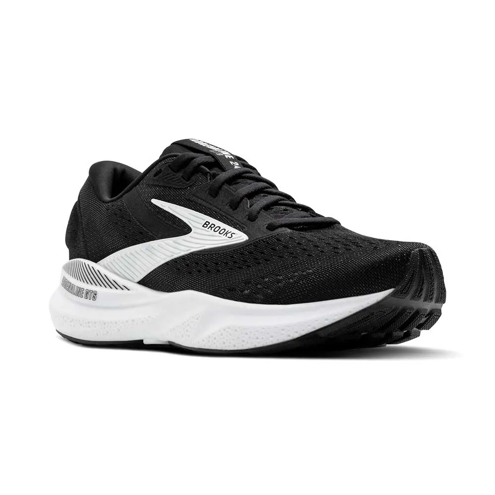 Men's Adrenaline GTS 24 Running Shoe - Black/White - Wide (2E)