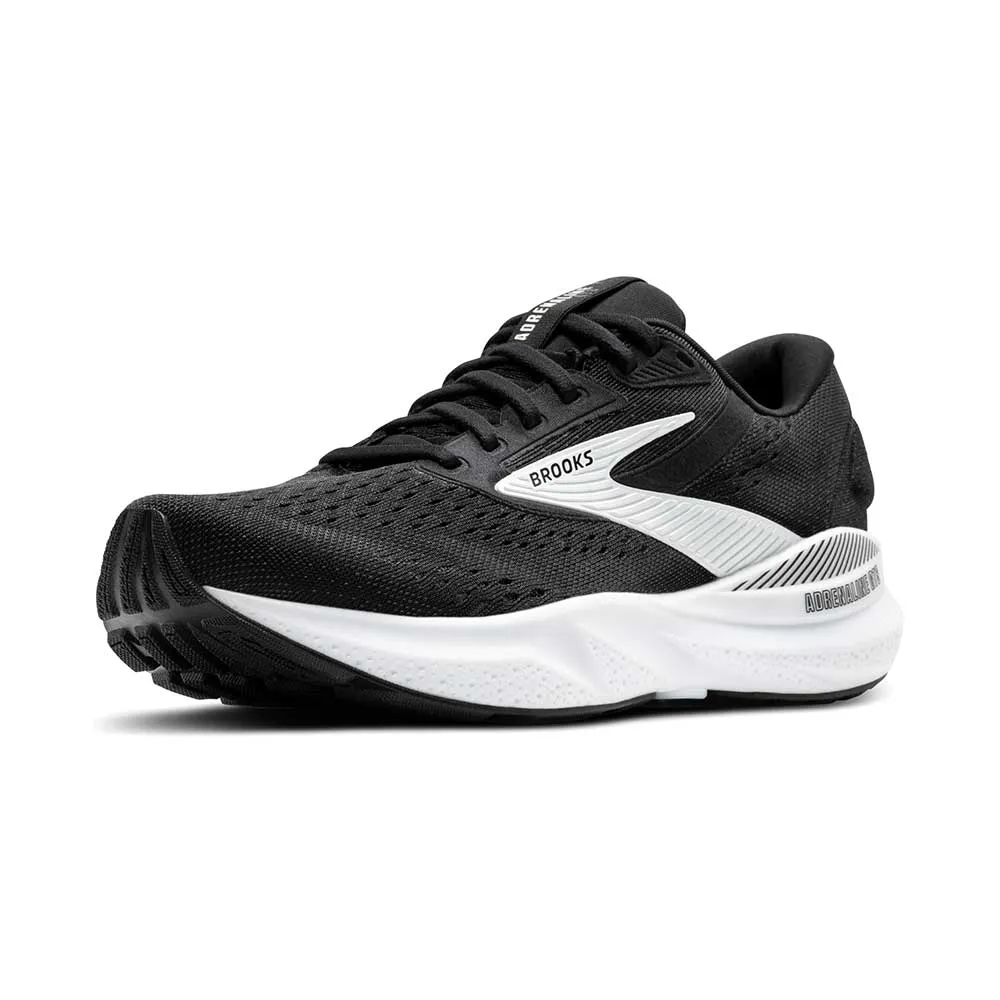 Men's Adrenaline GTS 24 Running Shoe - Black/White - Wide (2E)