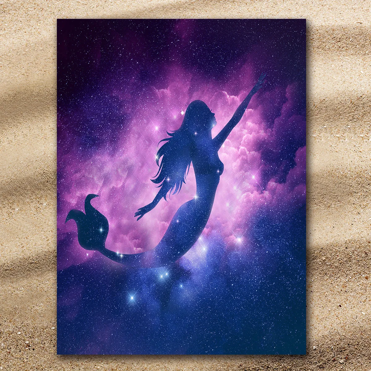 Mermaid Magic Jumbo Beach Towel