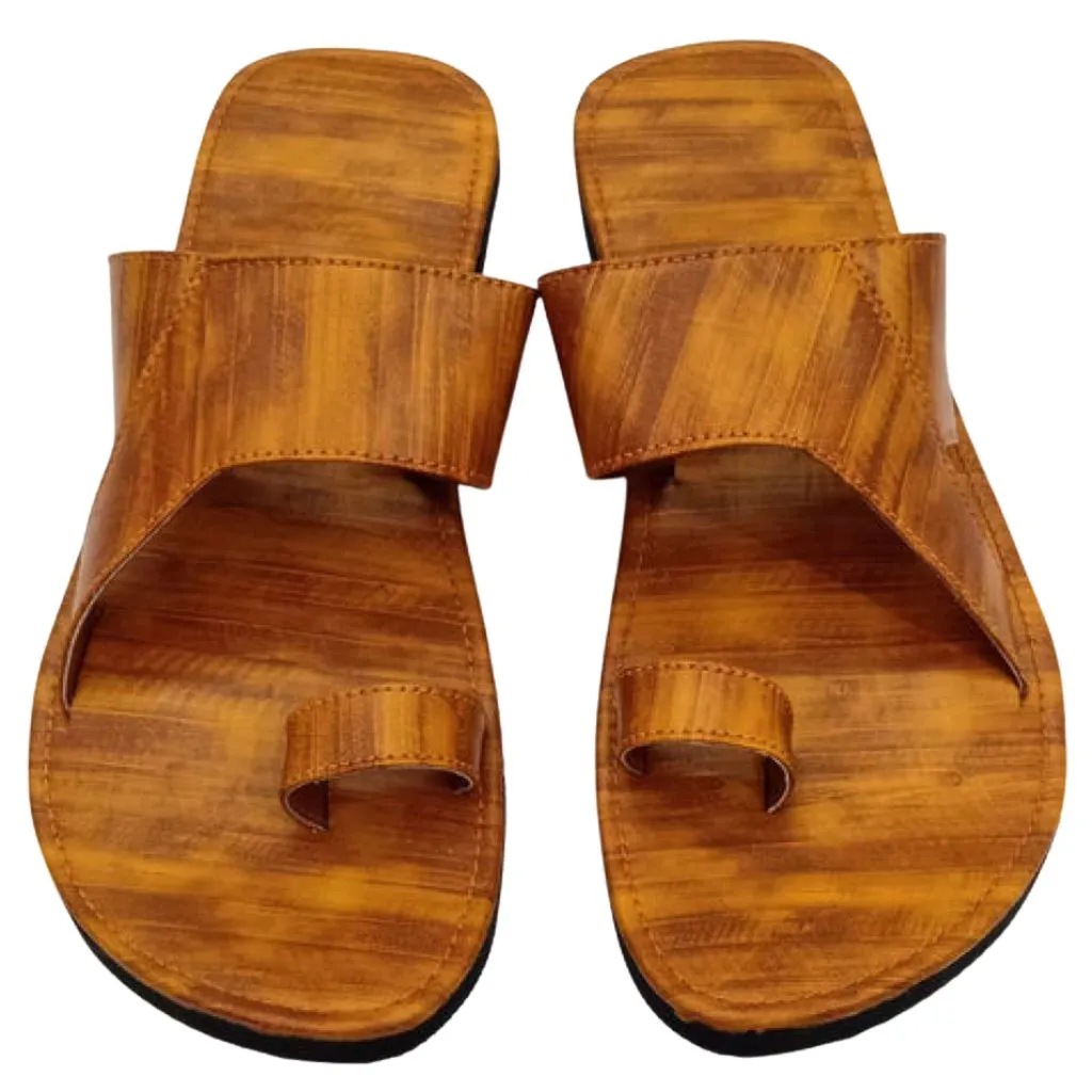 Modern Synthetic Leather Sandals Flip Flops For Men