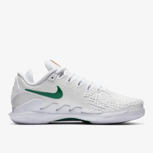 Nike Court Air Zoom Vapor X Knit White Clover, Women's Hard Court Sneakers