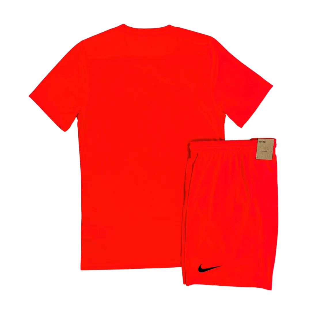 Nike Dri-Fit Tshirt / Shorts Set - Red Crimson