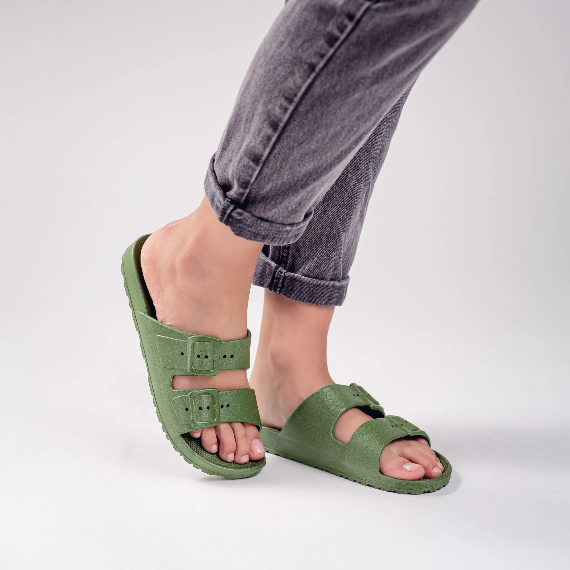 Plaka Genesis 2 Fixed Straps Slides Sandals | Cactus Tree