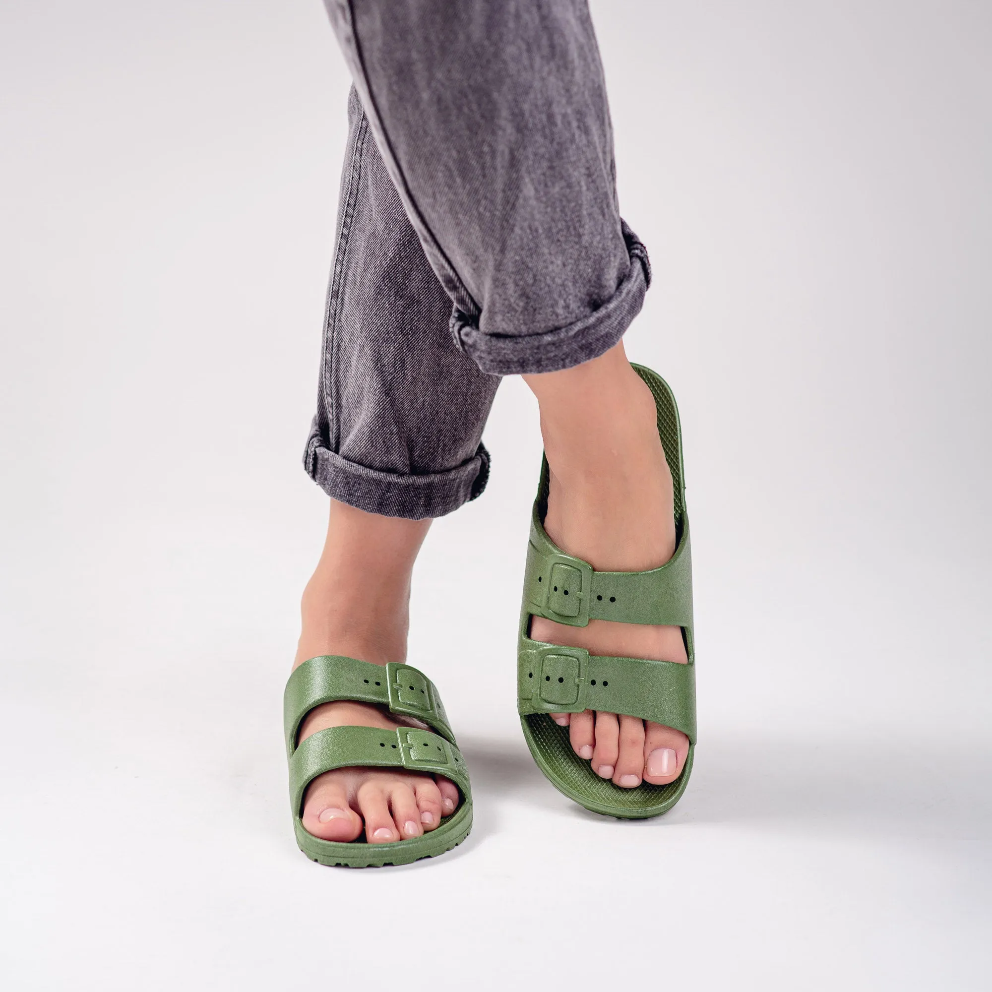 Plaka Genesis 2 Fixed Straps Slides Sandals | Cactus Tree