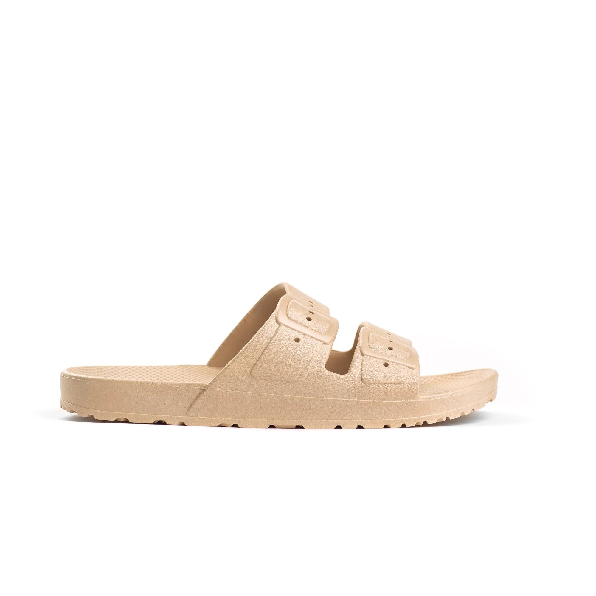 Plaka Genesis 2 Fixed Straps Slides Sandals | Natural Women