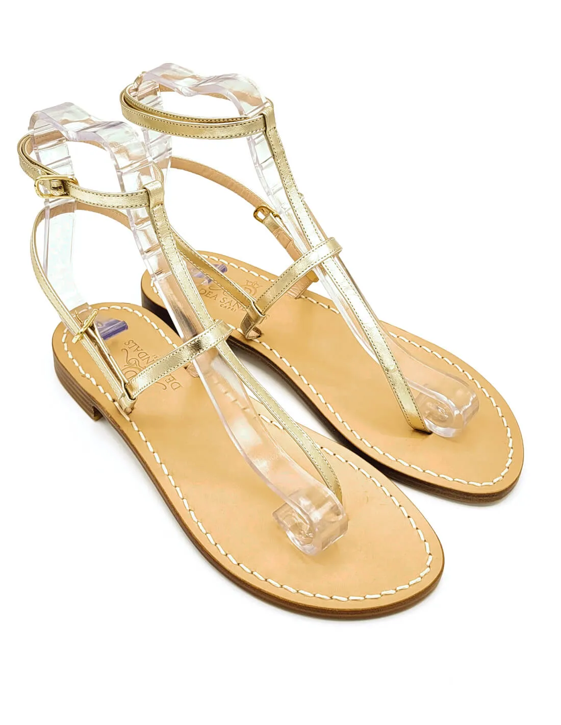 PLATINUM GOLD SLAVE SANDALS (ART. DS2403OP)