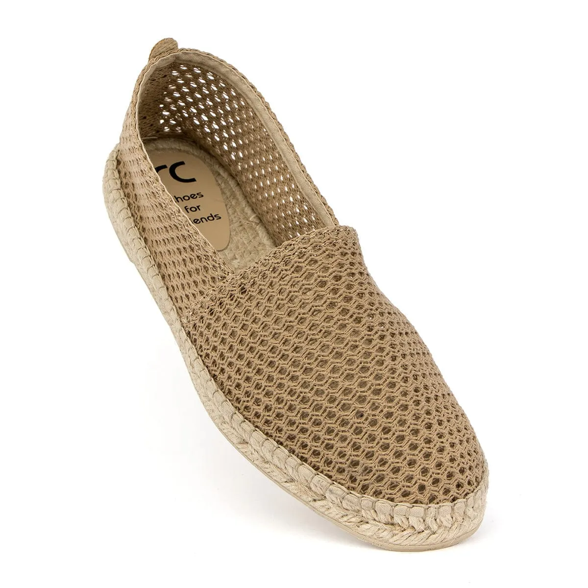 RC Unisex Vegan Espadrilles | Camel