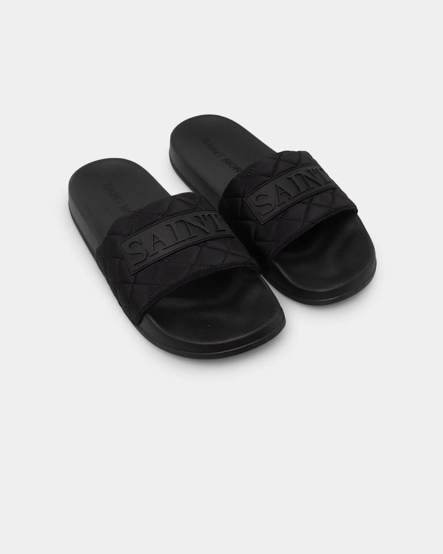 Saint Morta Meteor Quilted Slide Black