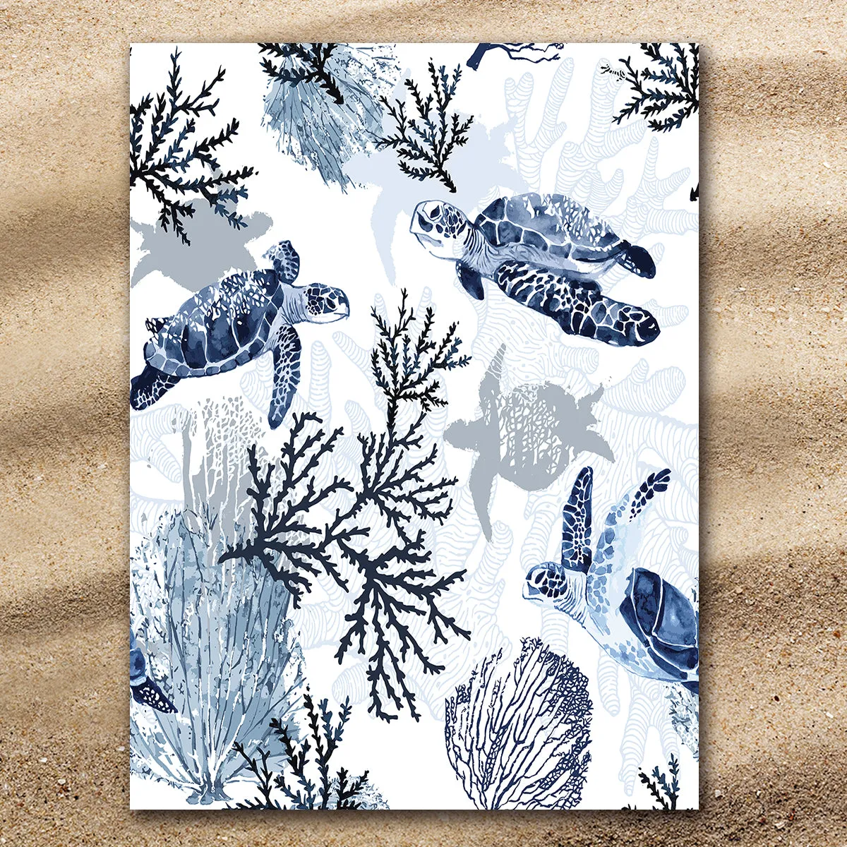 Sea Turtle Wonders Jumbo Towel