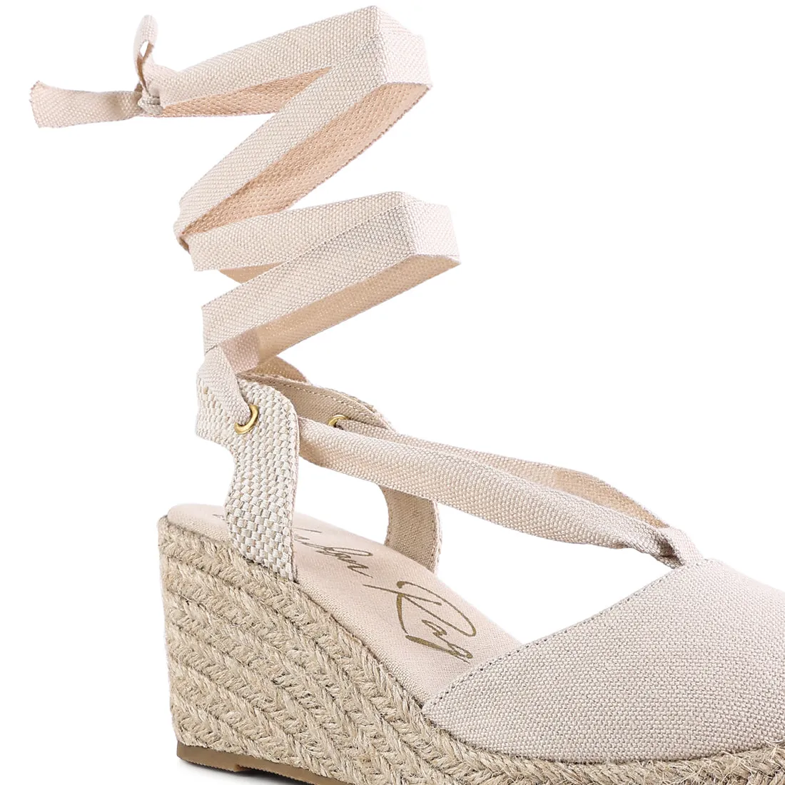 Strappy Wedge Heel Sandals