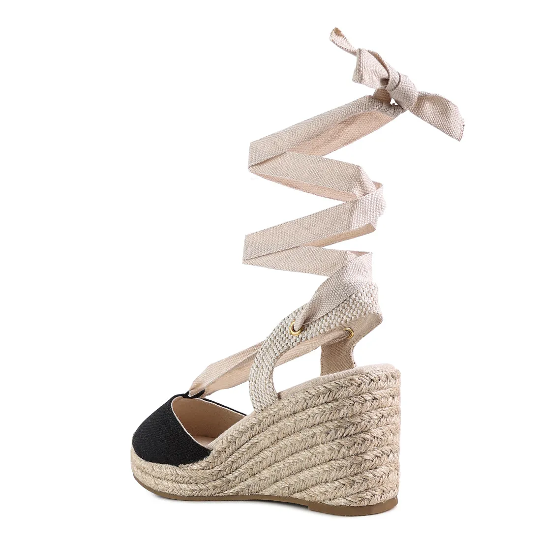 Strappy Wedge Heel Sandals