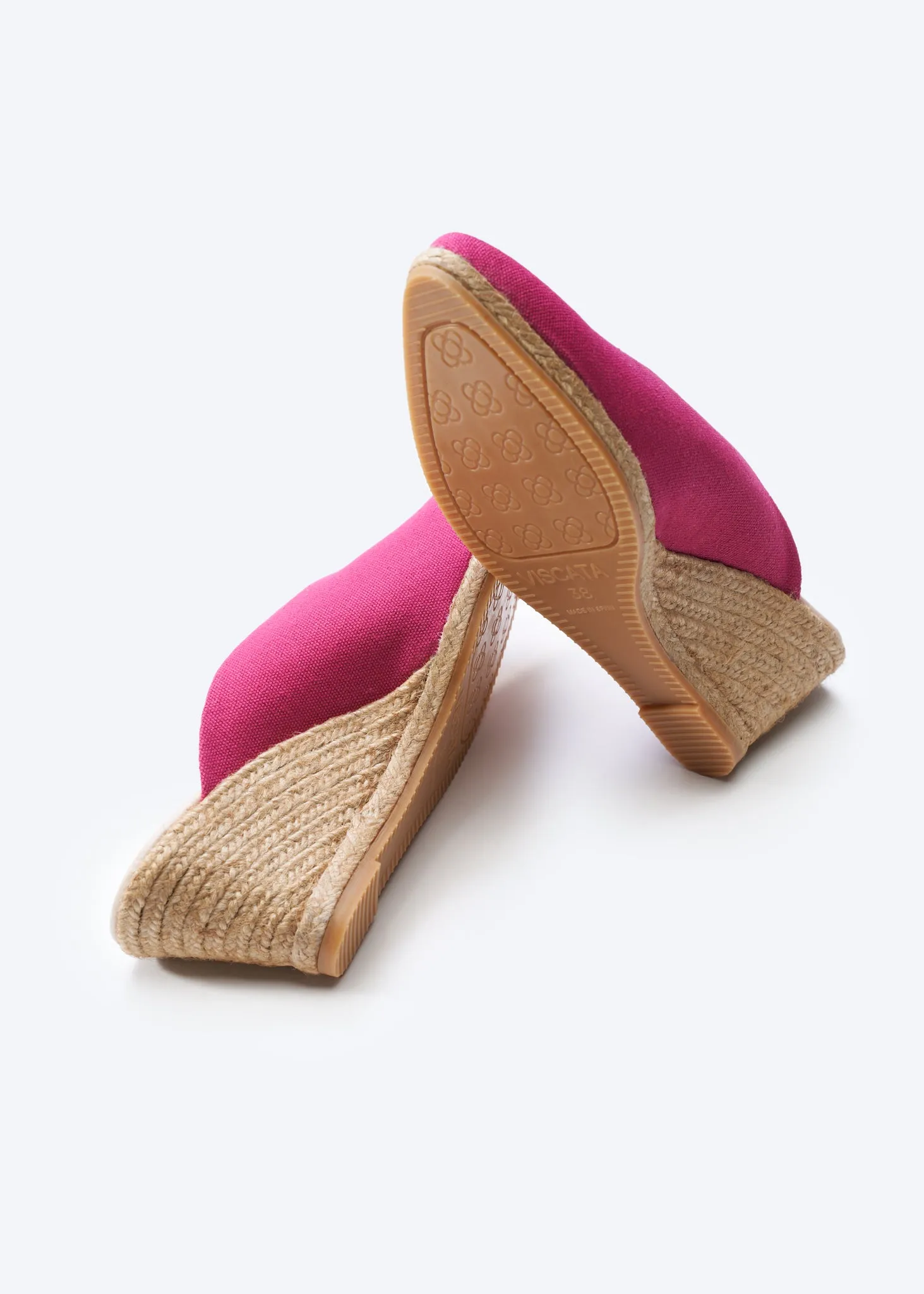 Truja Limited Edition Canvas Espadrille Mule Wedges